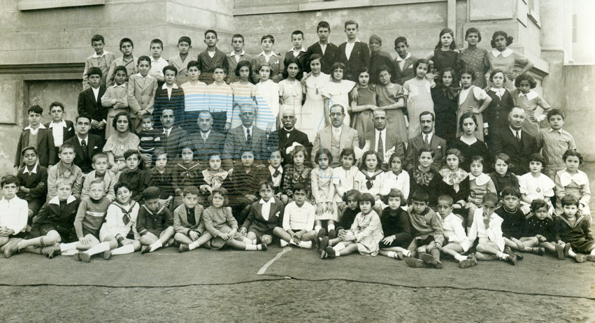 Group picture in the Greek school of Kafr El Zayat